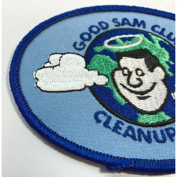 Good Sam RV Club Clean Up Day Patch Embroidered Vintage Souvenir 4" Across - Picture 4 of 7